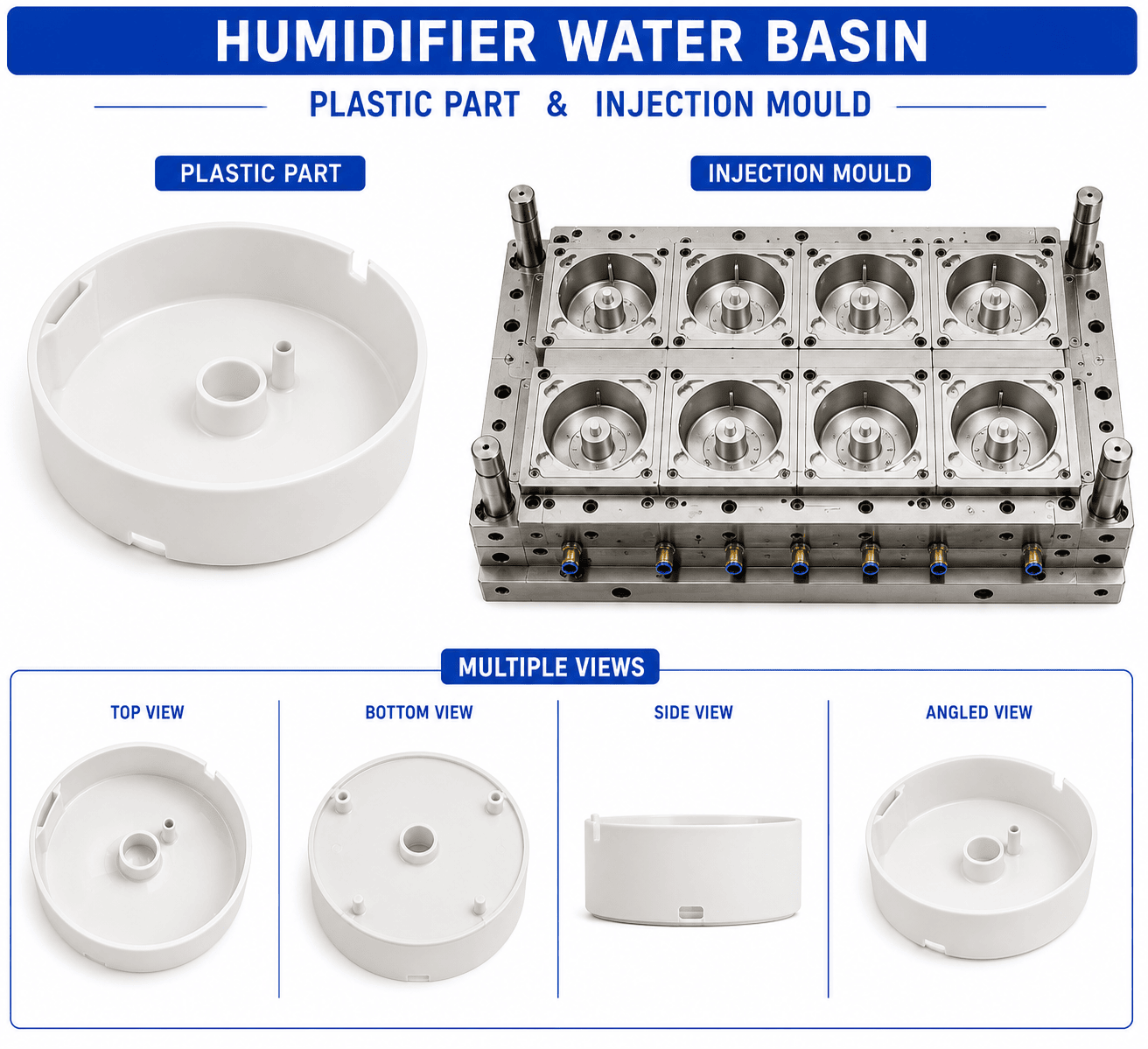Humidifier Plastic Water Basin Mould and Moulding Service
